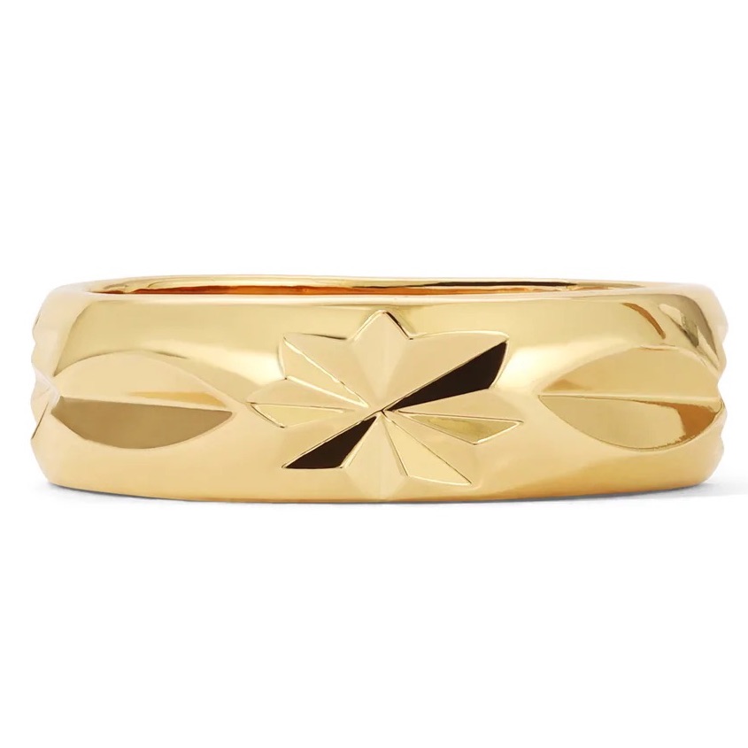 New Vanessa Mooney The Vintage Star Ring Stacking Layering Star Etched Ring 25$